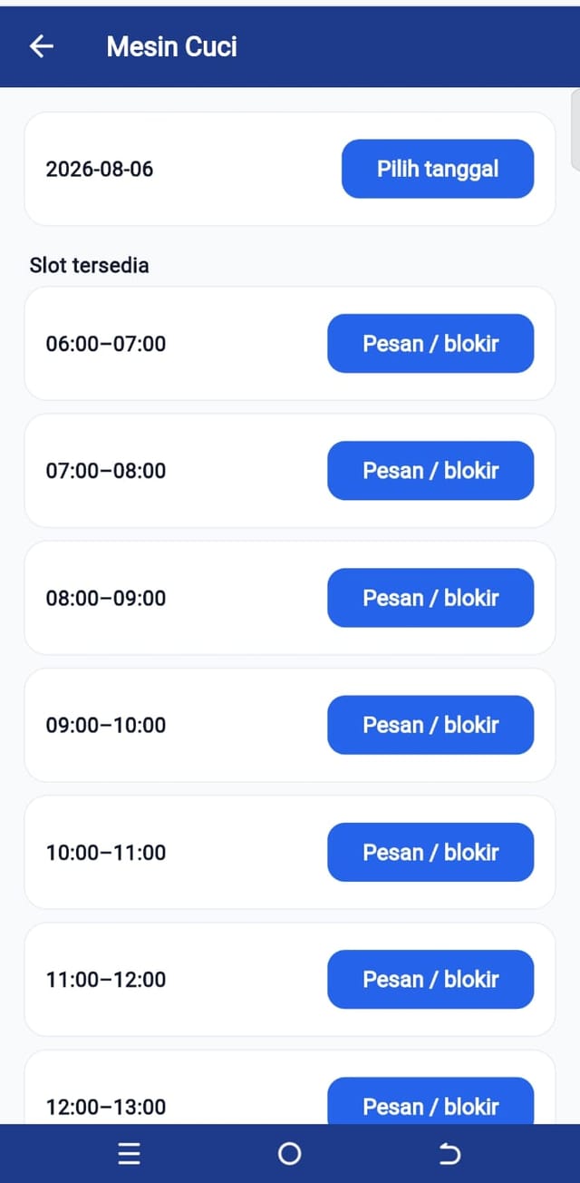 Facilities & booking